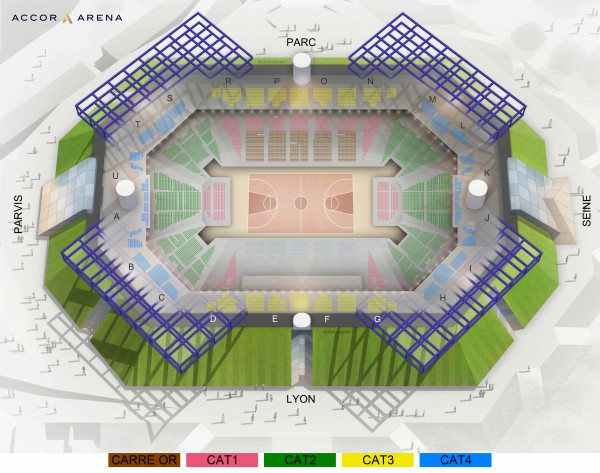Billets All Star Game By Gorillas - Accor Arena Paris le 29 déc. 2022 - Sport