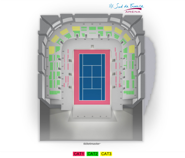 Open Sud De France Montpellier - Sud De France Arena from 5 to 12 Feb 2023