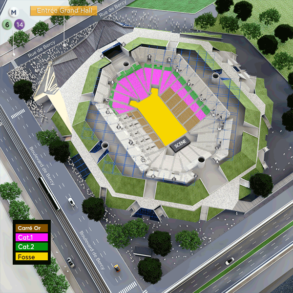 Sidiki Diabate - Accor Arena le 17 nov. 2023