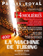 Book the best tickets for La Machine De Turing - Theatre Du Palais Royal - From Aug 18, 2021 to Apr 2, 2023