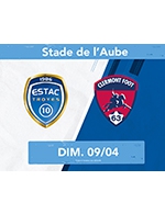 Book the best tickets for Estac Troyes / Clermont Foot - Stade De L'aube - Troyes -  Apr 9, 2023
