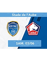 Book the best tickets for Estac Troyes / Lille - Stade De L'aube - Troyes -  Jun 3, 2023