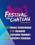 Réservez les meilleures places pour Festival Du Chateau Sofiane Pamart - Parc Du Chateau - Sollies - Le 28 juil. 2023