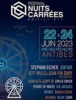 Book the best tickets for Les Nuits Carrees 2023 - Esplanade Pre Pecheurs Antibes - From June 22, 2023 to June 24, 2023