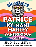Réservez les meilleures places pour Le Big Reggae Festival Part Xxv - La Pinede - Le 6 juillet 2023