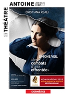 Book the best tickets for Simone Veil - Theatre Antoine - From May 22, 2023 to June 19, 2023