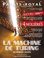 Book the best tickets for La Machine De Turing - Theatre Du Palais Royal - From Aug 18, 2023 to Apr 27, 2024