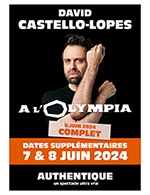 Book the best tickets for David Castello-lopes - L'olympia -  June 6, 2024