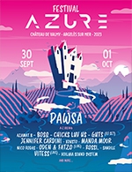 Réservez les meilleures places pour Festival Azure - Pass 1 Jour - Parc De Valmy - Du 30 septembre 2023 au 1 octobre 2023