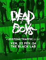 Réservez les meilleures places pour Dead Boys - The Black Lab - Le 23 février 2024