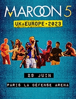 Book the best tickets for Maroon 5 - Paris La Defense Arena -  Jun 29, 2023